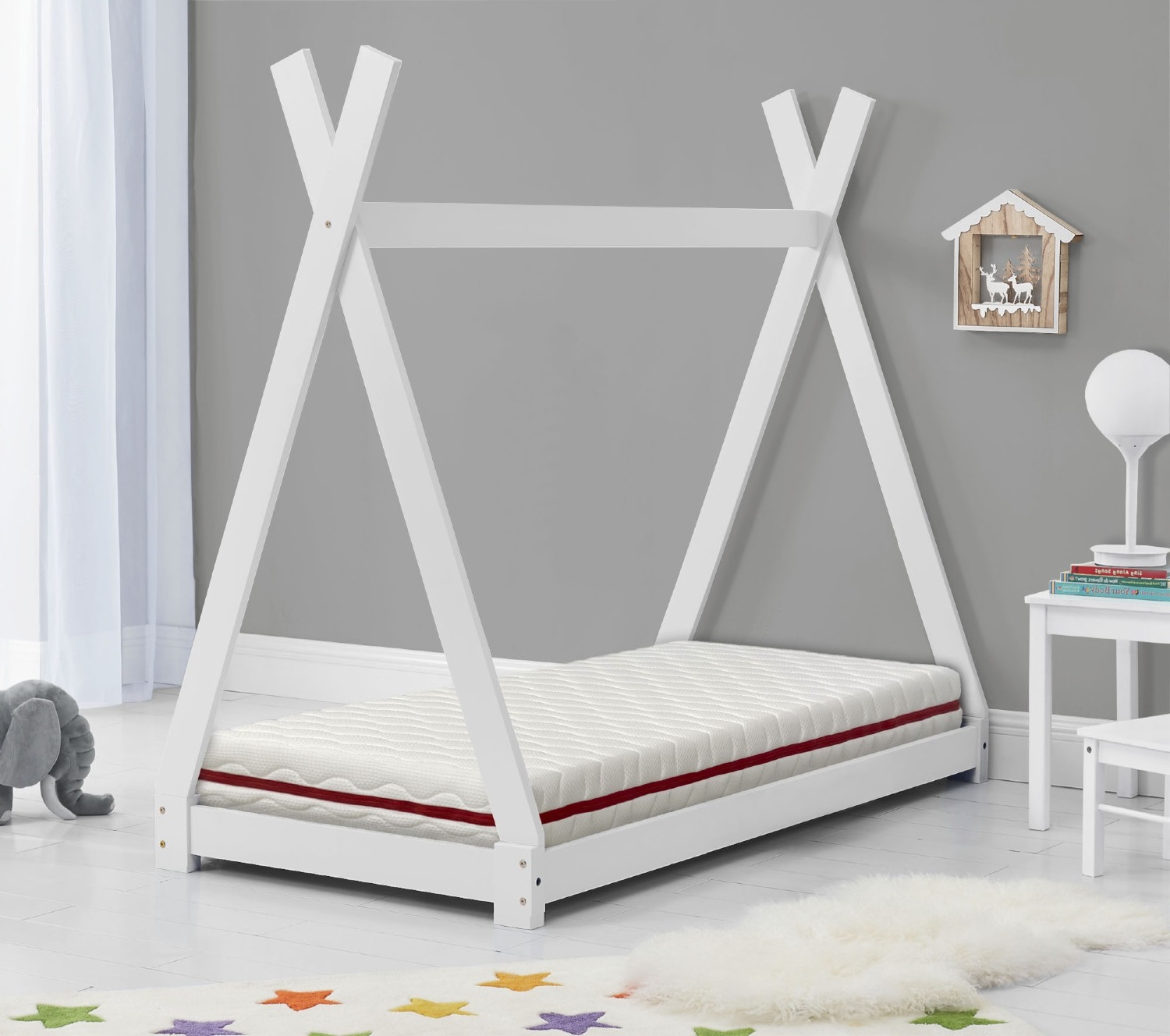 Colchón 90x180 CAMA INFANTIL Altura 18 CM GEA MUELLES Muelles  ensacados,desenfundable, ideal para camas nido y tipo Montessori